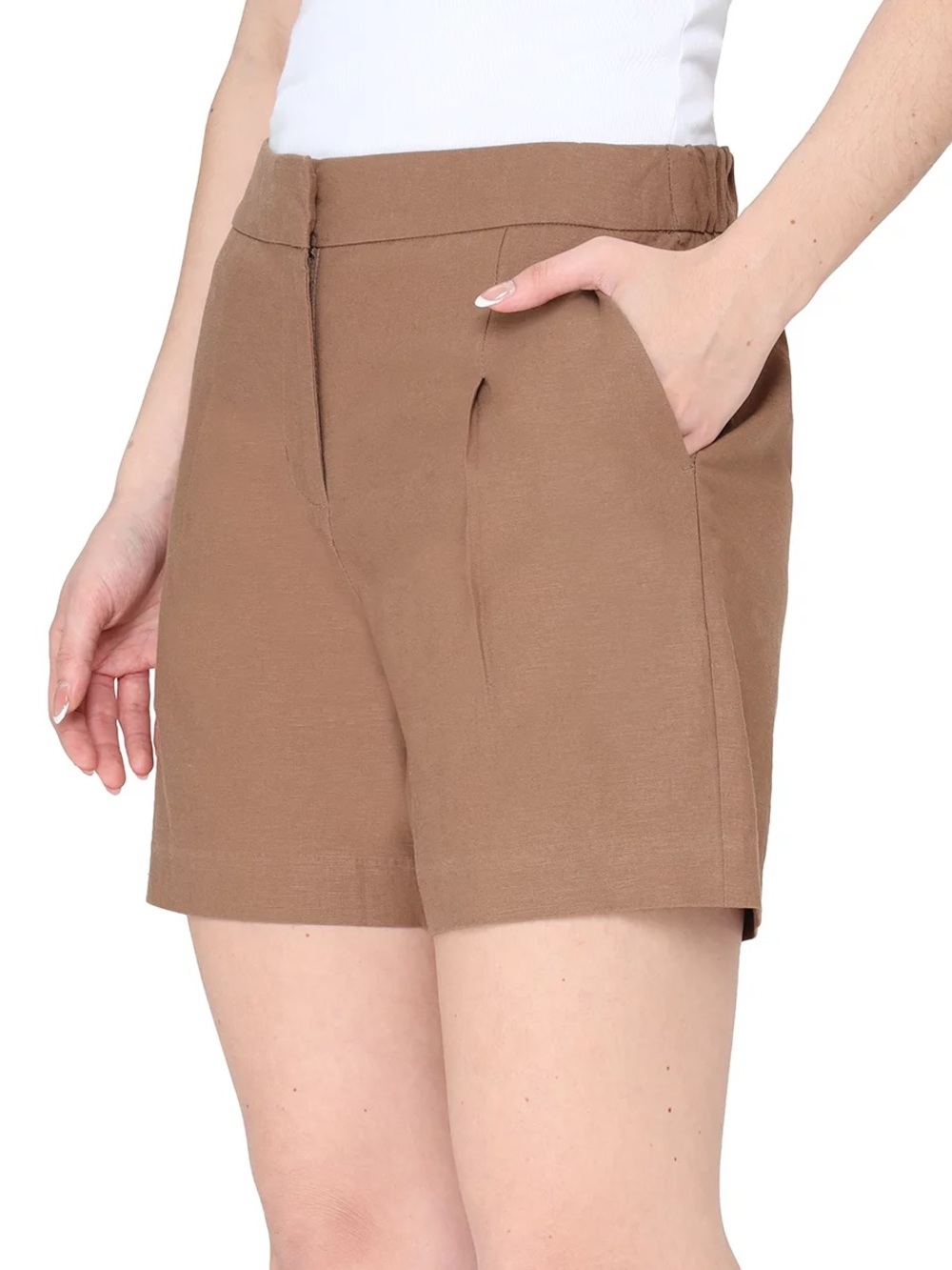 Nicole Miller Original Women's Linen Blend Short